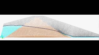 Kratos  Seepage and free surface flow in overtopping scenarios [upl. by Bertsche]