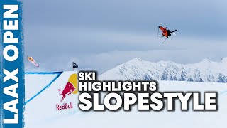 2023 Laax Open Freeski Slopestyle Highlights [upl. by Aninahs]