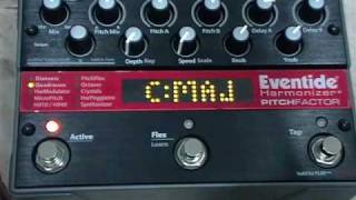 EVENTIDE HARMONIZER PITCHFACTOR QUADRAVOX MODE BY CHATREEO [upl. by Tarkany]