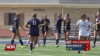 HS Girls Soccer OttawaGlandorf Tops Archbold 31 for Eighth Straight Victory [upl. by Anicart617]