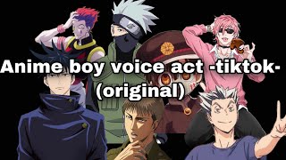 Anime boy voice Tiktok original [upl. by Noskcaj616]