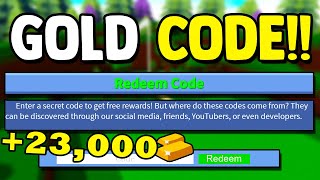 GOLD CODE REDEEM QUICK CHALLENGE  Build a Boat for Treasure ROBLOX [upl. by Bogie]