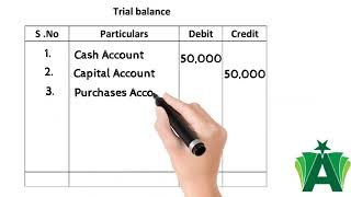 Journal ledger and Trial balance [upl. by Llerot]