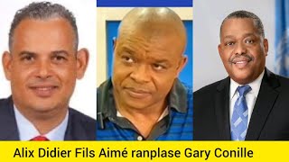 Alix Didier Fils Aimé deja rantre nan peyi a pou vin ranplase Gary Conille  daprè Rudy Sanon [upl. by Dunson]