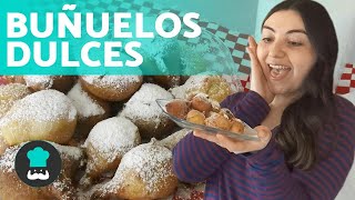 Cómo hacer BUÑUELOS de VIENTO caseros 😍  ¡Fáciles y rápidos [upl. by Nageek182]