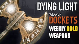 Dying Light Legendary Gold Weapon Docket Code  Get Free Legendary Gold Weapons  2021 [upl. by Alcot508]