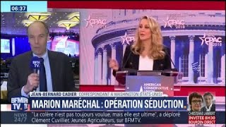 Marion MaréchalLe Pen séduit les conservateurs américains [upl. by Odelia977]