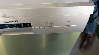 Siemens dishwasher E14 error code problem [upl. by Annekim881]