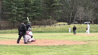 3 strikeouts Vs Trinity Pawling 4624 [upl. by Merna505]