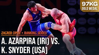 Kyle Frederick SNYDER USA vs Amirali Hamid AZARPIRA IRISeniors Ranking Series 2024Gold Medal [upl. by Joiner544]