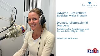 Myome unsichtbare Begleiter vieler Frauen Drmed Juliette SchmidLossberg Privatklinik Bethanien [upl. by Nylicaj]