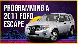 Programming a key to a 2011 Ford Escape [upl. by Pius]