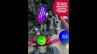 2016 jeep compass …Thermostat amp Thermostat housing replacement …… [upl. by Nerissa894]