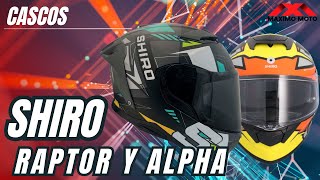 CASCO DE MOTO DEPORTIVO SHIRO ALPHA Y SHIRO RAPTOR Review [upl. by Horace]