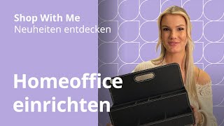 Homeoffice einrichten  Shop With Me – IKEA Neuheiten entdecken mit Cindy Jane [upl. by Ylrebmek933]