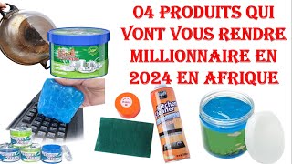 4 produits gagnants qui vont vous rendre millionnaire en 2024 en Afrique [upl. by Yerffe]