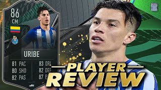 86 FOUNDATIONS URIBE PLAYER REVIEW FOUNDATION URIBE OBJECTIVE  FIFA 22 ULTIMATE TEAM [upl. by Yelime841]