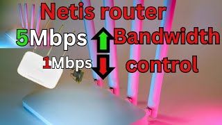 Bandwidth Control in Netis Router [upl. by Yrdnal264]