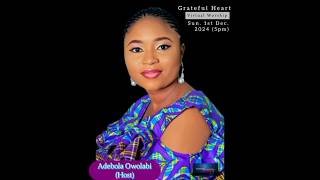 Adebola Owolabi Invitation to Grateful Heart Concert Virtual Living Room Worship [upl. by Leonanie]