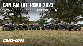 2023 CanAm OffRoad Outlander and Outlander PRO Walkaround [upl. by Trixi865]