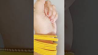 Latest Bangles bridalbangles viralvideo letestbangles marriagebangles love [upl. by Mailliwnhoj]