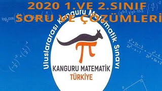 KANGURU MATEMATİK TÜRKİYE 1 VE 2SINIF 2020 SORU VE ÇÖZÜMLERİ [upl. by Tserof709]