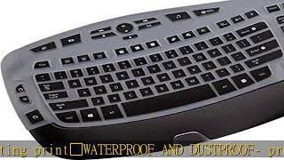 Keyboard Cover for Logitech K350 Wireless Wave Keyboard Logitech MK570 MK550 Wireless Wave Keyboar [upl. by Drawdesemaj]