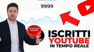 Come Vedere in Tempo Reale gli Iscritti al Canale Youtube NOVITÀ [upl. by Odlanyar]