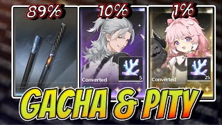 Wuthering Waves GACHA RATE amp PITY fully explained  important [upl. by Eimak490]