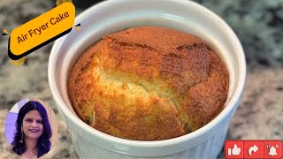 QUICK amp TASTY AIR FRYER CAKE RECIPE । HOT MILK CAKE UnitedTasteOfIndia [upl. by Willmert]