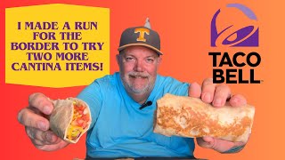 Reviewing two more Cantina Chicken items from Taco Bell Cantina Chicken Soft Taco and Burrito [upl. by Ardet]