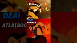 Amon vs Ozai avatarthelastairbender thelegendofkorra shorts [upl. by Areval]