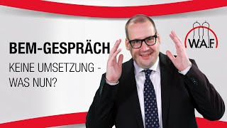 BEMGespräch Vereinbarung wird nicht umgesetzt  und nun [upl. by Lupe]