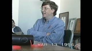 Wired Interviews Bill Gates 1996 [upl. by Avat]