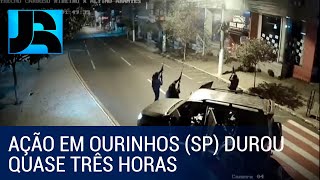 Quadrilha usa metralhadora antiaérea e drone durante assalto a agência bancária no interior de SP [upl. by Assirroc]