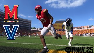 Villanova vs Maryland  EA Sports College Football 25 [upl. by Irehj]