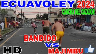 ECUAVOLEY 🚨 MAJIMBU 🆚 BANDIDO 🔥 DERECHA  LIBRE [upl. by Dahc]