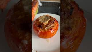 Tomates farcies 🍅 tomate tomato tomatoes recipe followersinstagram khmerfood frenchfood [upl. by Nnaylloh]