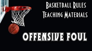 How to call an offensive foul in basketball [upl. by Iclehc]