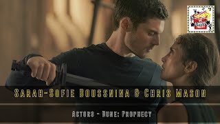 SarahSofie Boussnina amp Chris Mason on shooting big scenes on the set of Dune Prophecy [upl. by Redford]