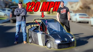 We Built the Worlds FASTEST ELECTRIC GO–KART 120 MPH Part List Included FULL BUILD [upl. by Calica]