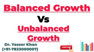 Balanced Growth Vs Unbalanced Growth  Balanced Growth  Unbalanced Growth  Economics  UGC CUET [upl. by Nylrad28]