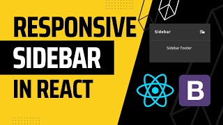 How To Create A Responsive Sidebar In React Js Using Bootstrap Tutorial Easy Method [upl. by Hollington]