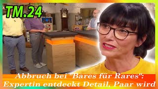 Abbruch bei Bares für Rares Expertin entdeckt Detail Paar wird sofort weggeschickt [upl. by Ydor666]