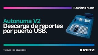 Funciones Numa NG  Autunuma v2 descarga de reportes por USB [upl. by Nalniuq]