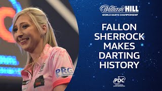 SHERROCK MAKES HISTORY Sherrock 32 Evetts  201920 World Darts Championship [upl. by Aplihs]