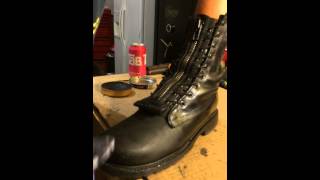 Quick shine on station boots [upl. by Pepita]