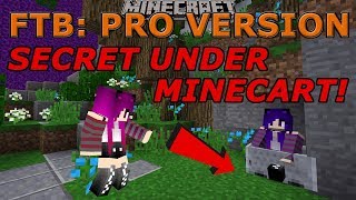 Minecraft Secret Under the Minecart  Find the Button Pro Version  Janet and Kate [upl. by Jonme]