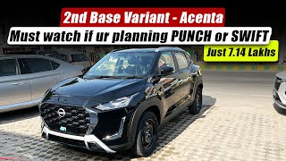 New Nissan Magnite ACENTA variant  2nd Base at just 714 lakhs 😍 Ounch ko baksh do bhai [upl. by Arreyt]