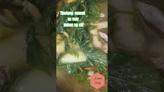 Tinolang manok na may dahon ng sili recipe manok tinola filipinofoodstyle shortvedio asmrvideo [upl. by Oiram]